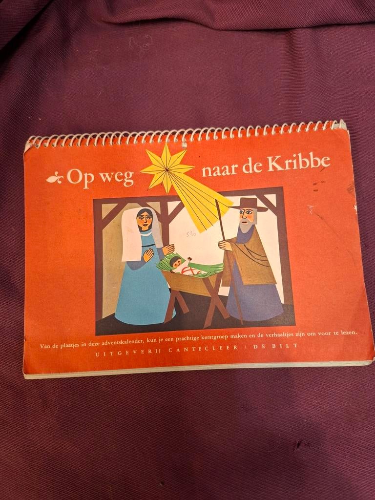 Unieke ongebruikte vintage Adventskalender 60e jaren, Ophalen of Verzenden, Nieuw, Overige typen, Christendom | Katholiek