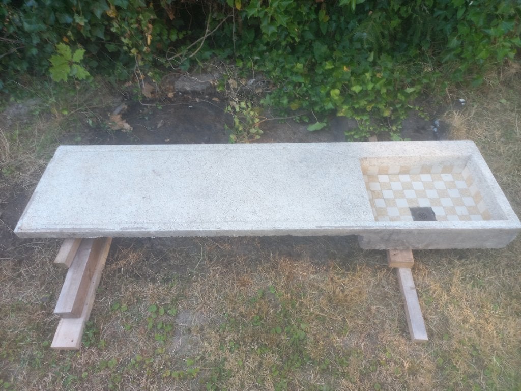 Authentiek keukenblad, Ophalen, Gebruikt, 150 tot 200 cm, Minder dan 100 cm