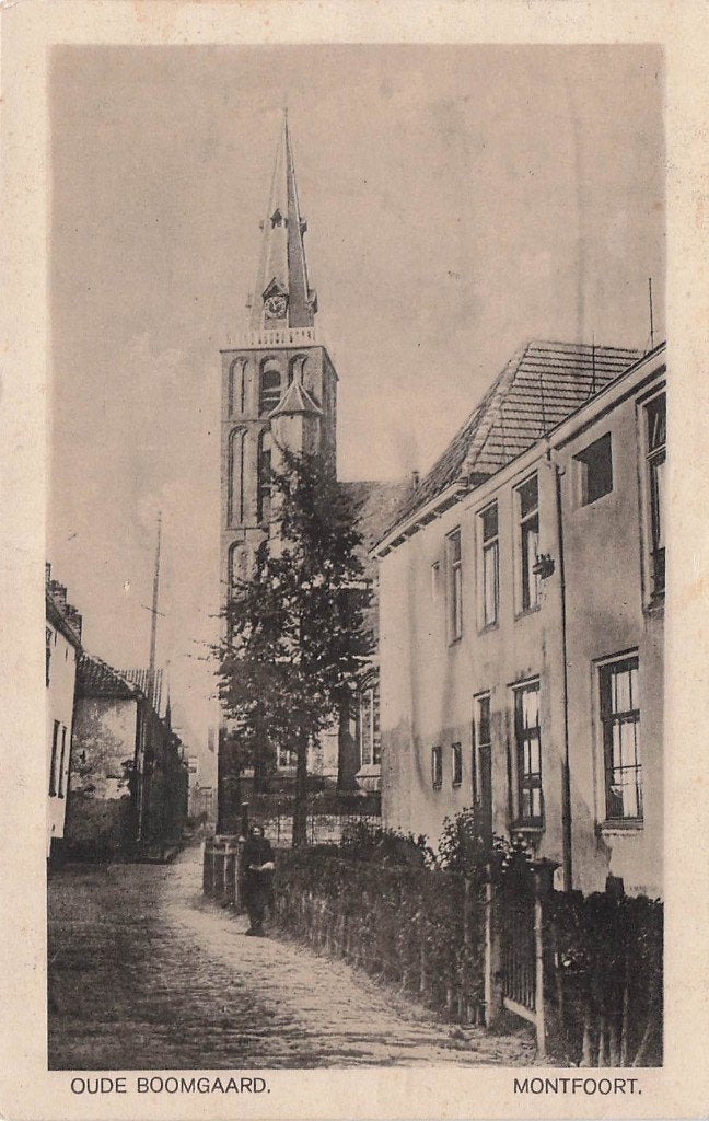 W090 Montfoort Oude Boomgaard - Rembrandt 1923 -, Ophalen of Verzenden, 1920 tot 1940, Gelopen, Utrecht