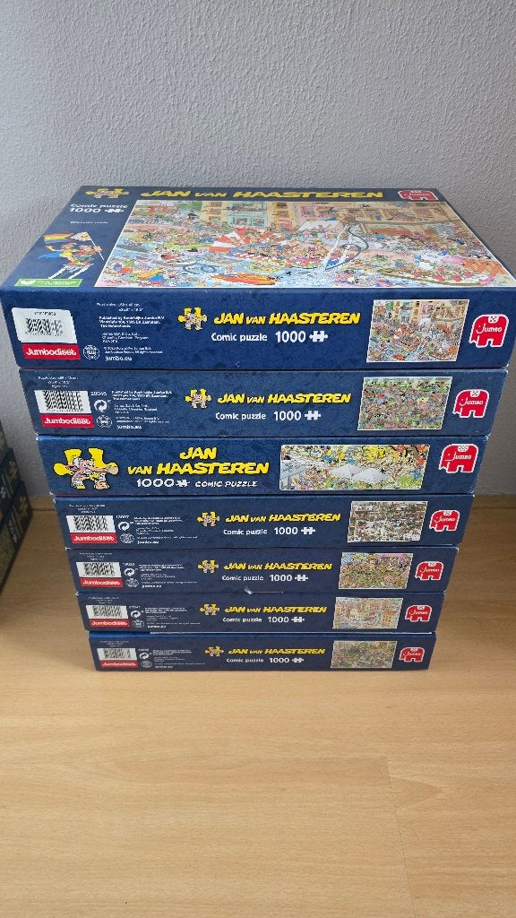 Jan van Haasteren Puzzels diversen 950/1000 stukjes compleet, Ophalen of Verzenden, 500 t/m 1500 stukjes, Zo goed als nieuw, Legpuzzel