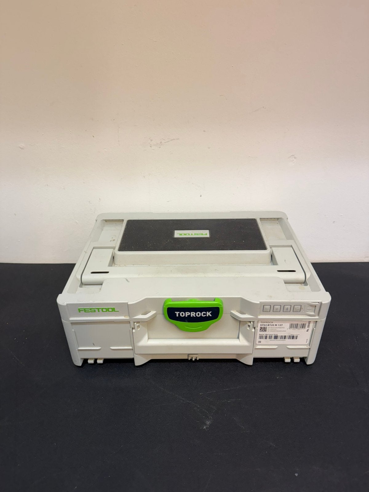 Festool Toprock Bouwradio - Robuust en Draagbaar, Ophalen, Zo goed als nieuw, Bouwradio