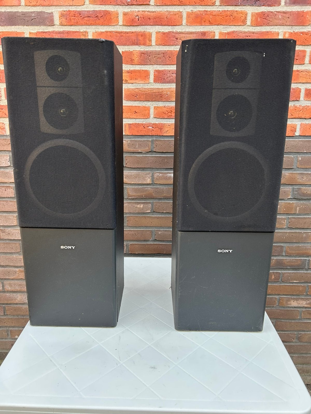 Sony luidsprekers SS-E215V  opknappers, Ophalen, Vloerstaande luidspreker, Gebruikt, 60 tot 120 watt