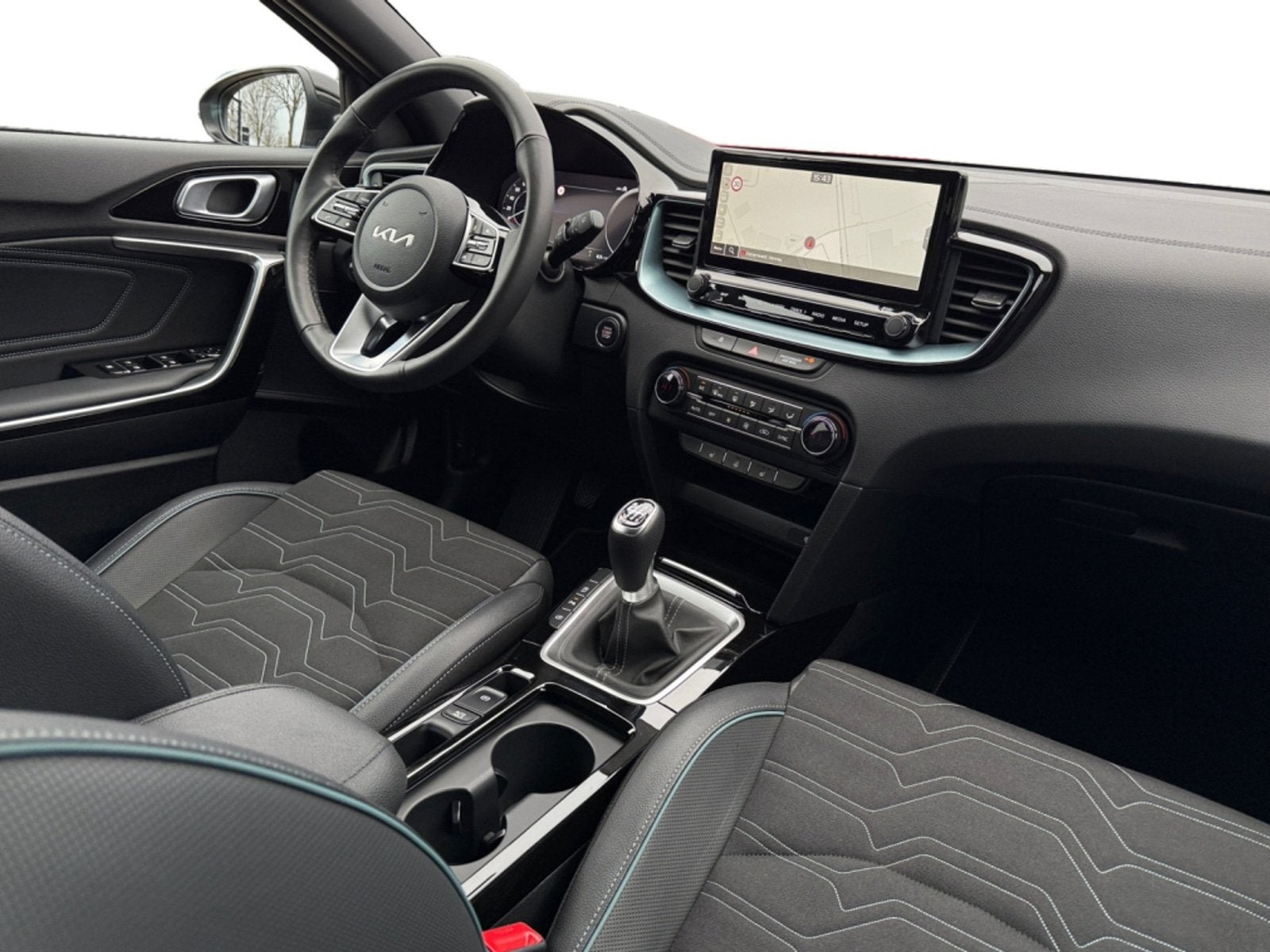 Kia Ceed 1.0 T-GDi Design Edition I Half-Leder I Navi I Crui, Auto's, Keurmerk '100% Onderhouden', Gebruikt, Euro 6, Leder en Stof