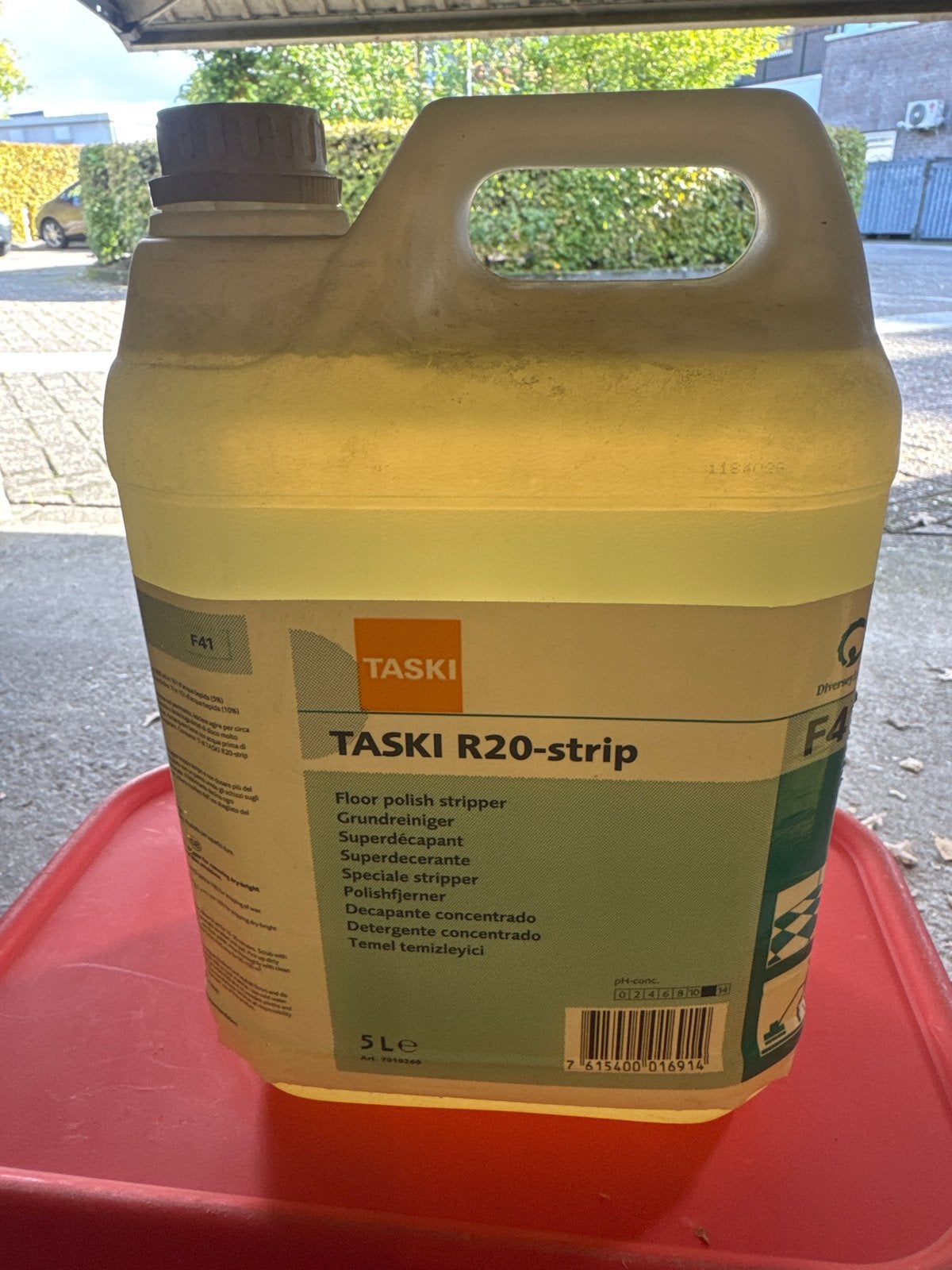 TASKI R20-strip Vloerpolishverwijderaar 5 liter, Ophalen of Verzenden, Nieuw
