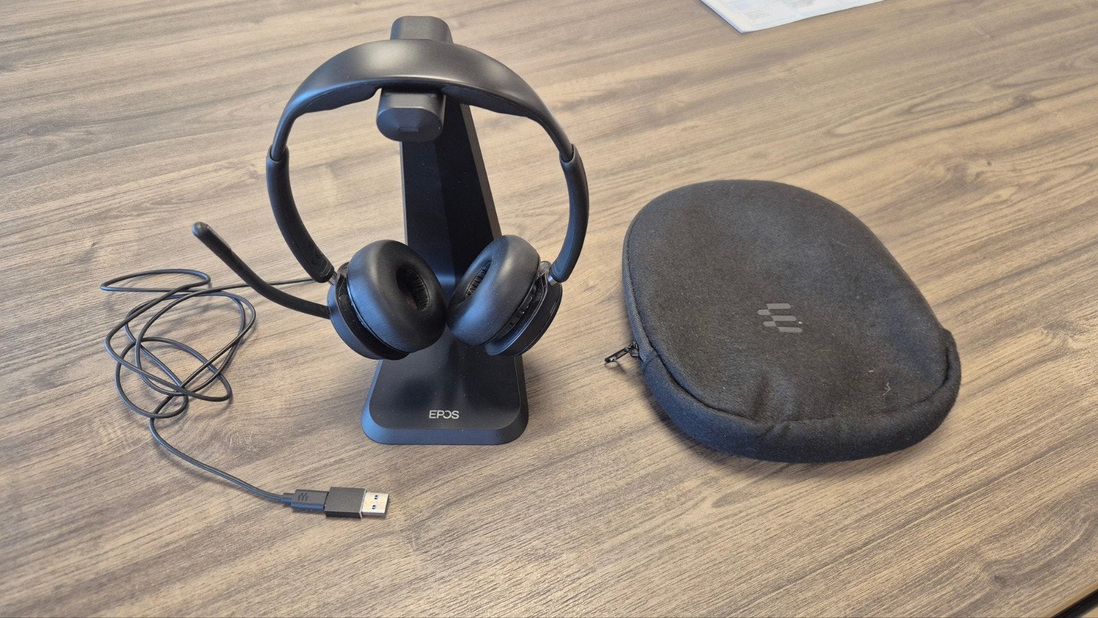 EPOS IMPACT 1061 Wireless  Headset + Laadstation, Ophalen of Verzenden, Zo goed als nieuw