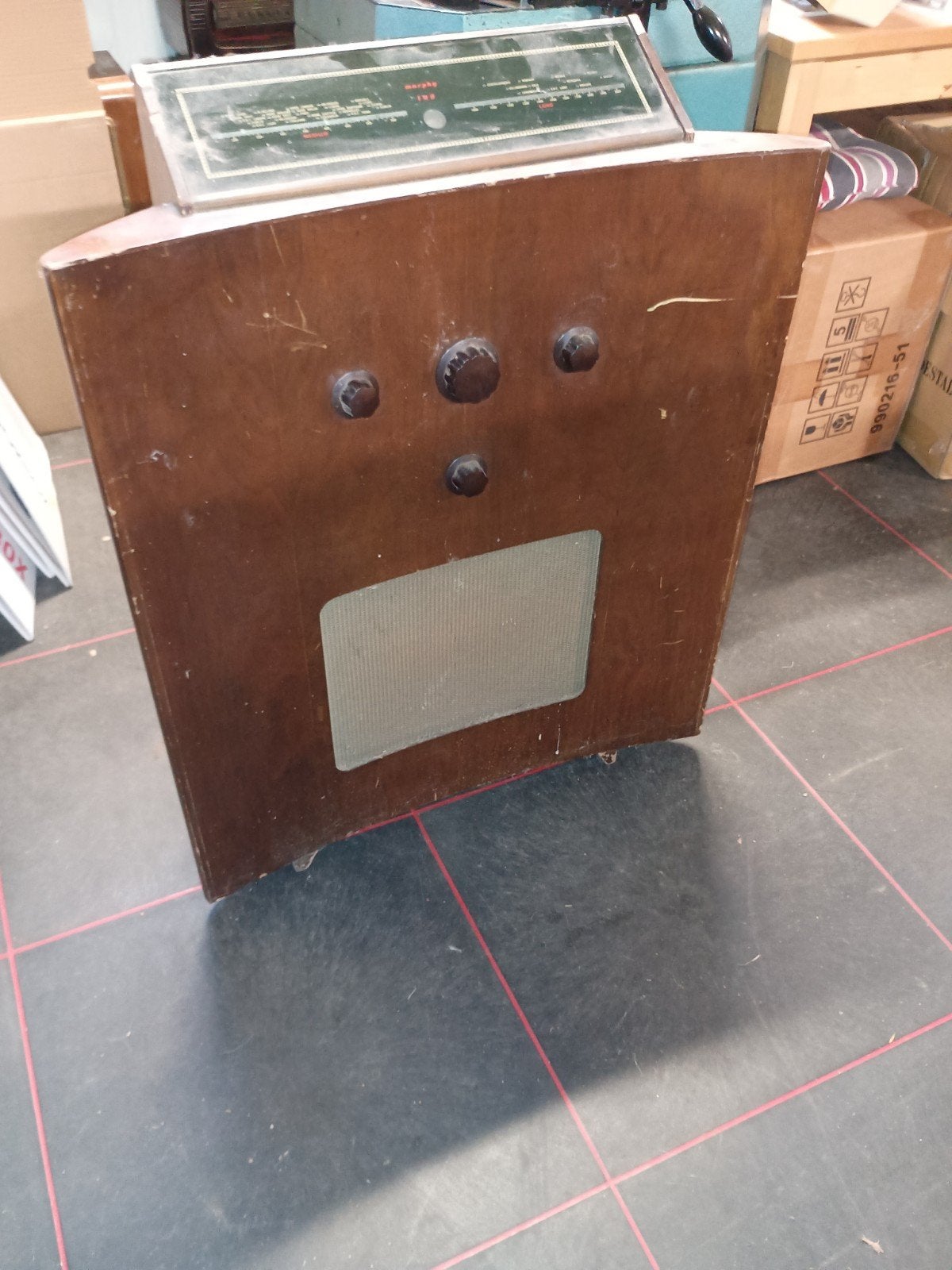 2 X Murphy radio jaren 50, Ophalen