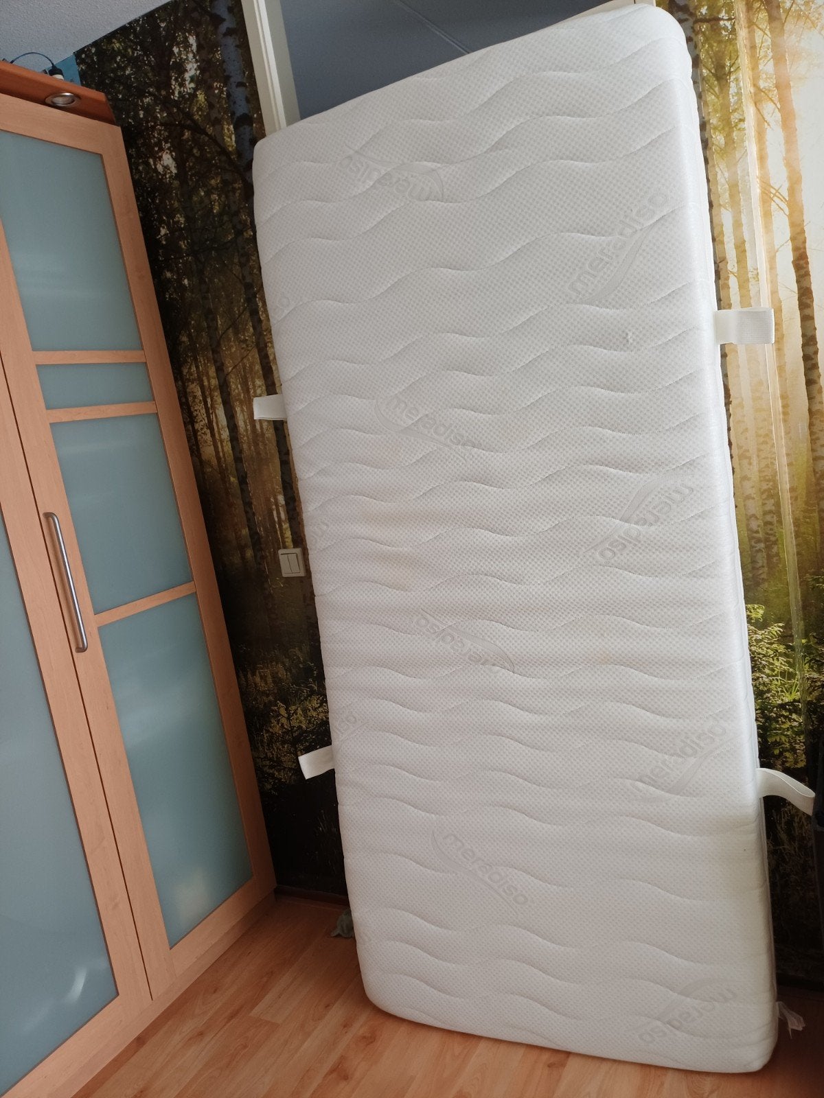 eenpersoonsmatras, Huis en Inrichting, Ophalen, 90 cm, Eenpersoons, Zo goed als nieuw