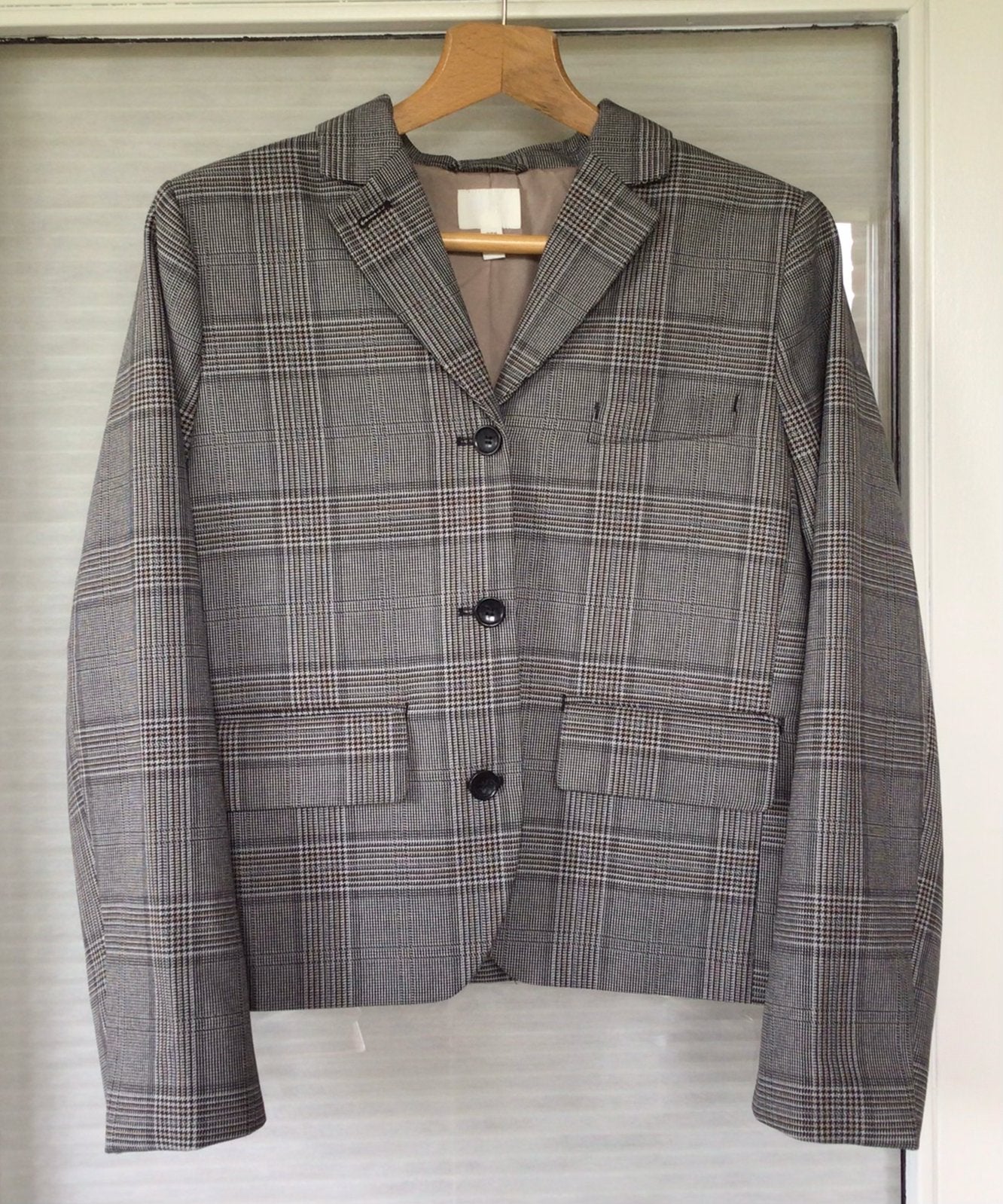 Prachtige z.g.a.n H&M dames blazer colbert, recht model, Kleding | Dames, Maat 38/40 (M), Overige kleuren, Ophalen of Verzenden