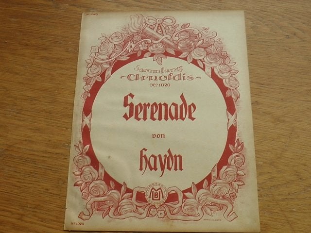 Serenade von haydn - piano, Gebruikt, Klassiek, Ophalen of Verzenden, Artiest of Componist