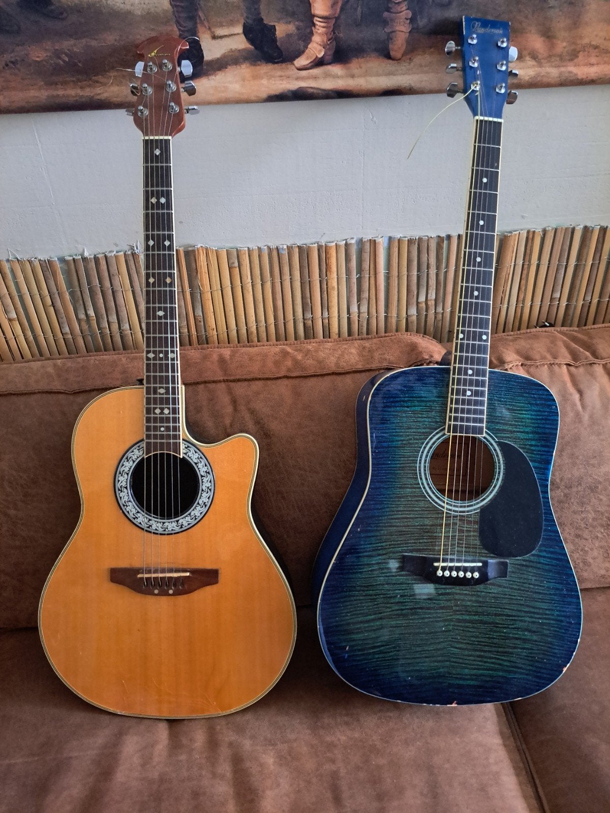 te koop 2 gitaren, Ophalen, Gebruikt, Klassieke of Spaanse gitaar