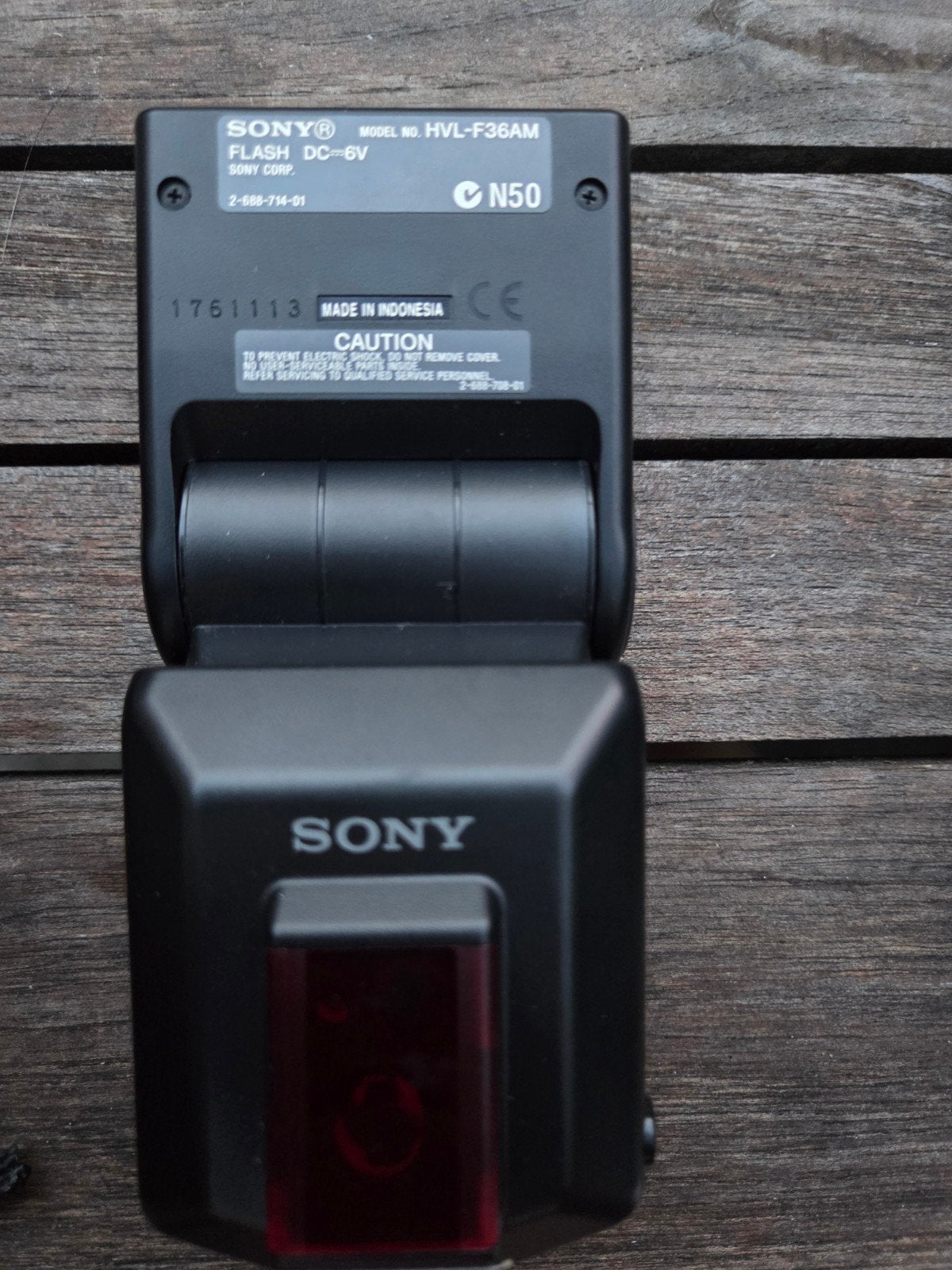 Sony HVL-F36AM flitser - Zo goed als nieuw, Ophalen of Verzenden, Zo goed als nieuw, Overige merken, Kantelbaar