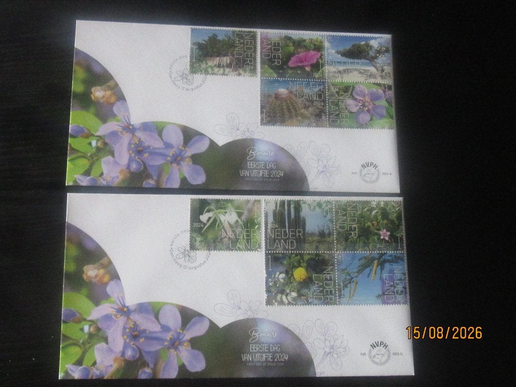 Nico Nederland FDC 883 a/b Blanco 2024, Ophalen of Verzenden, Onbeschreven, Nederland