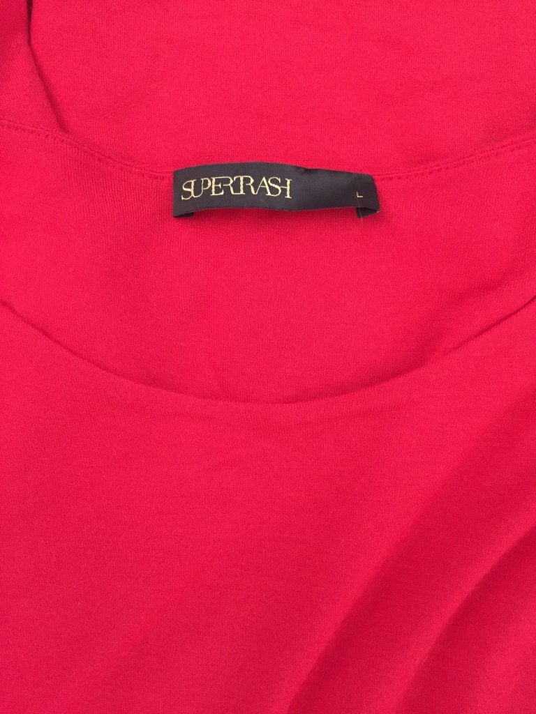 Supertrash Derange jurk L (2B23), Tweedehands verkoop, Ophalen of Verzenden, Boven de knie, Rood