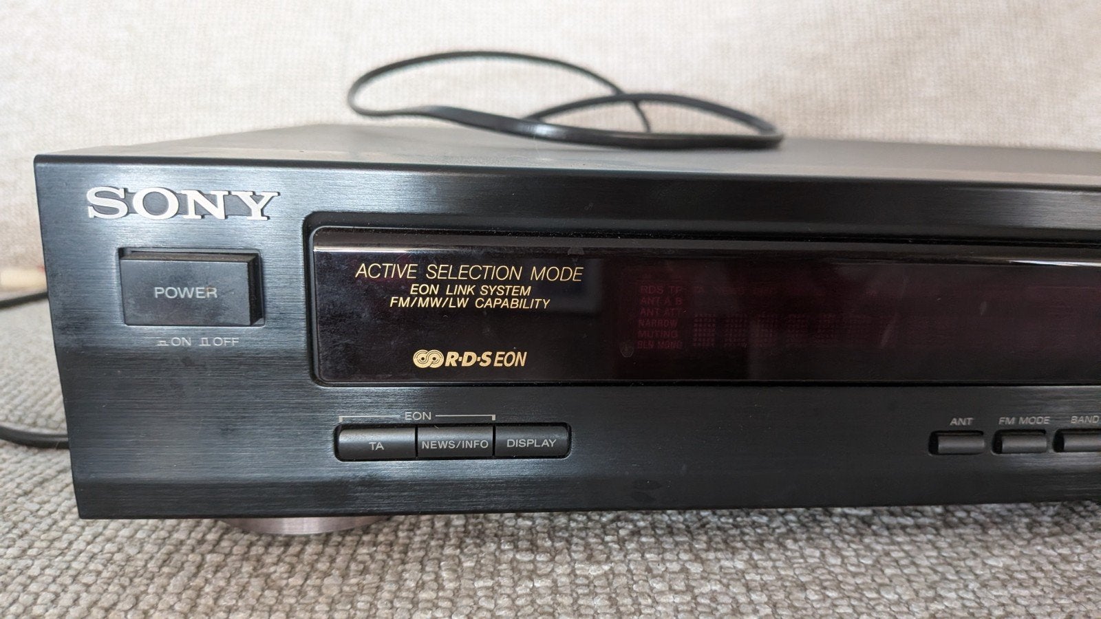 Sony ST-S361 FM Stereo/FM-AM Tuner, Ophalen, Gebruikt, Analoog