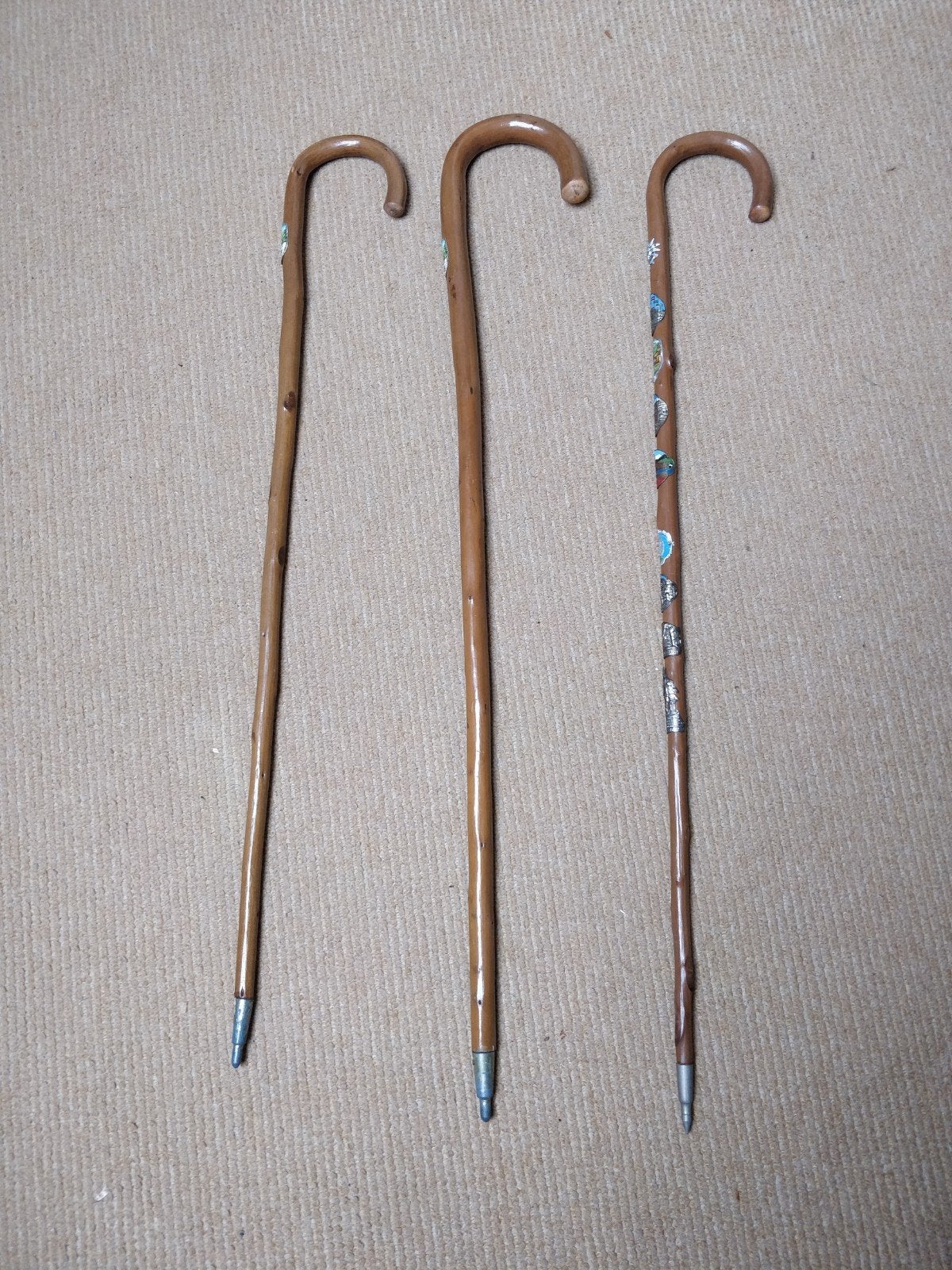 3 (Berg) wandelstokken, Ophalen, Gebruikt