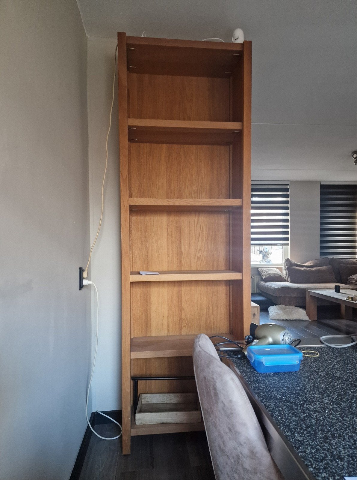Houten kast., Ophalen, Met plank(en), 200 cm of meer, 50 tot 100 cm