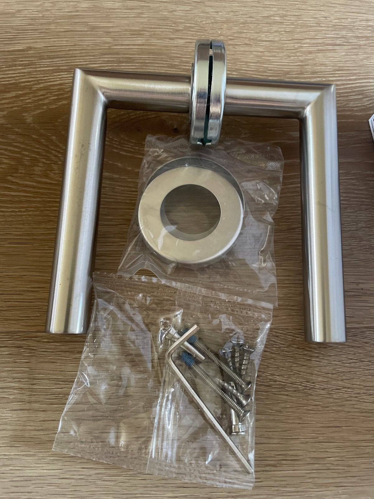 Cando Gouda RVS Deurkrukken en Toiletgarnituur - Nieuw, Ophalen of Verzenden, Nieuw, Rvs, Klink of Kruk