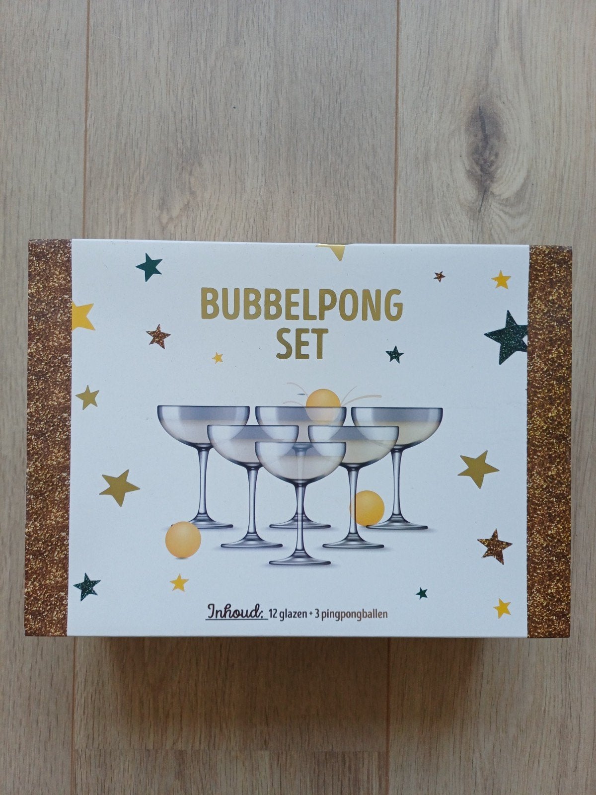 Bubbelpong Set - 12 Glazen en 3 Pingpongballen, Ophalen of Verzenden, Nieuw