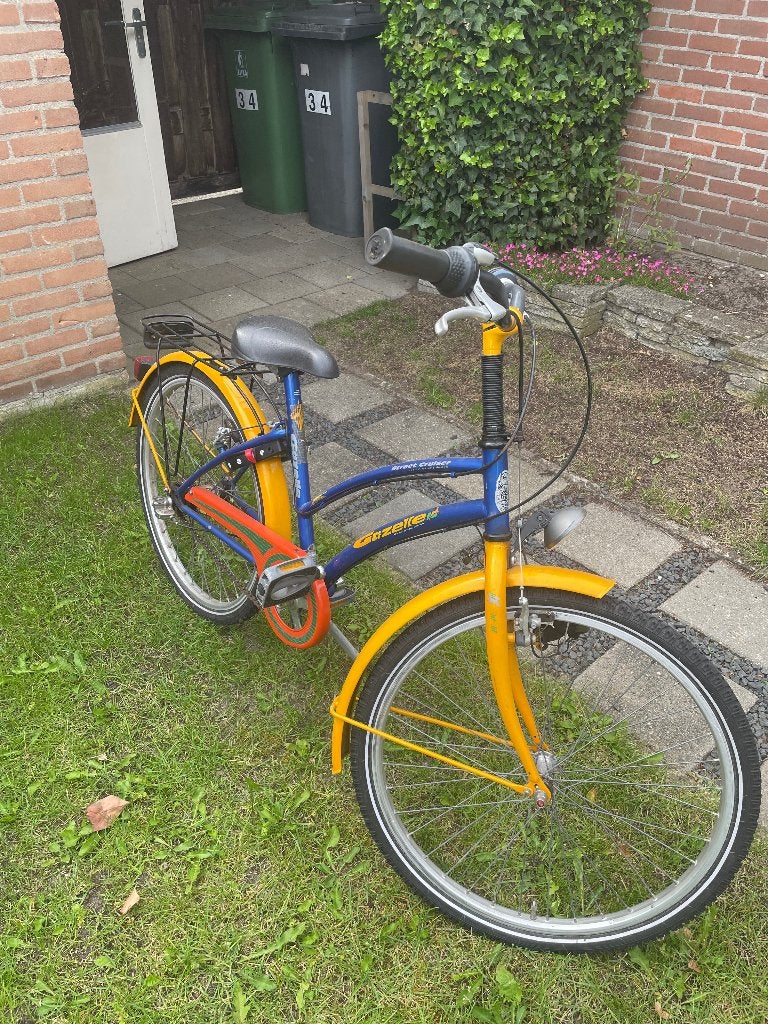 Kinderfiets, Ophalen, Velgrem, Gazelle, 16 tot 20 inch