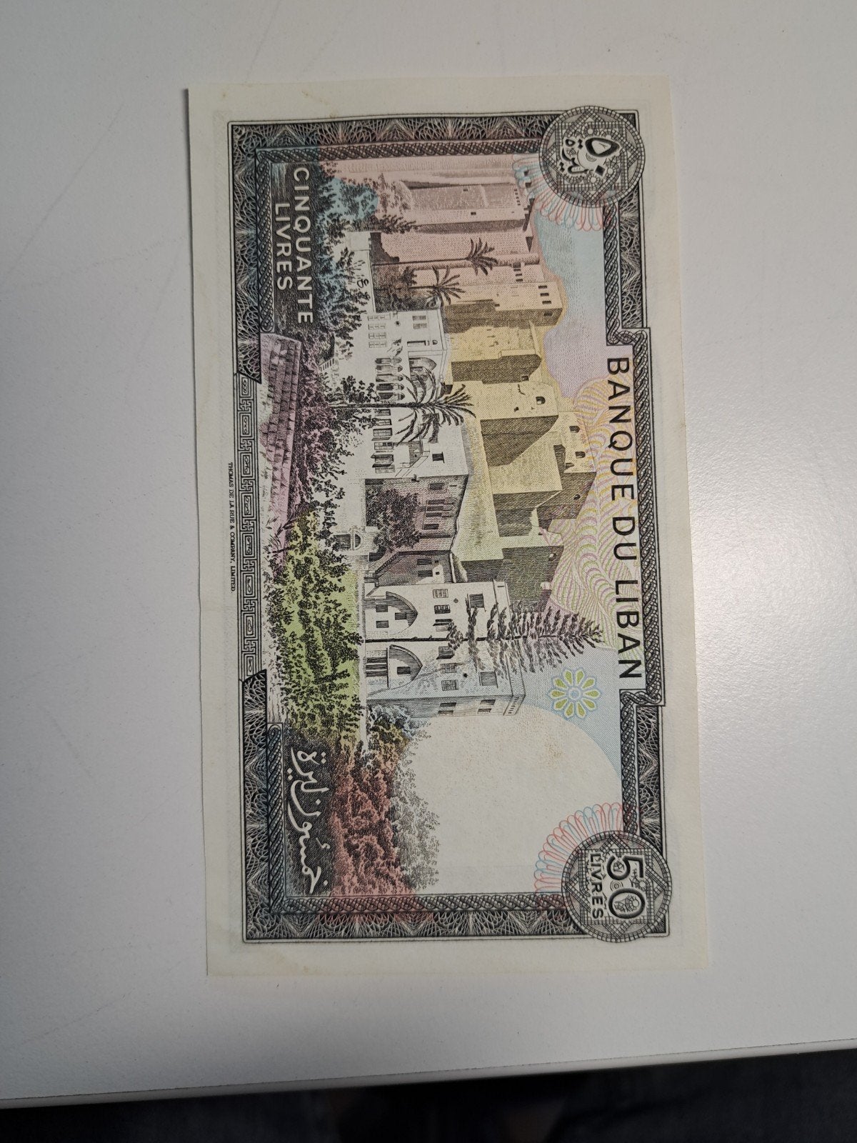 Libanese 50 Livres bankbiljet - UNC staat, Postzegels en Munten, Ophalen of Verzenden, Los biljet