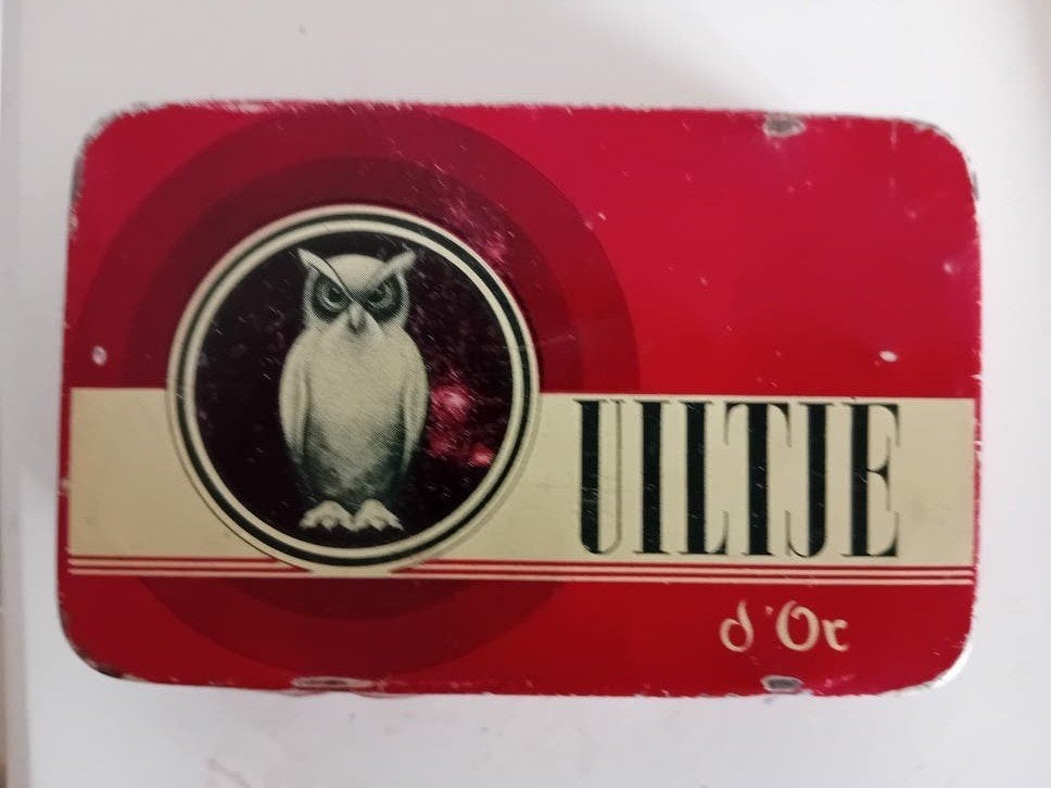 Sigarenblikje Uiltje, Ophalen of Verzenden, Overige