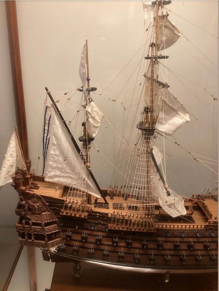 SOLEIL ROYAL Houten model schip, Ophalen, Zo goed als nieuw