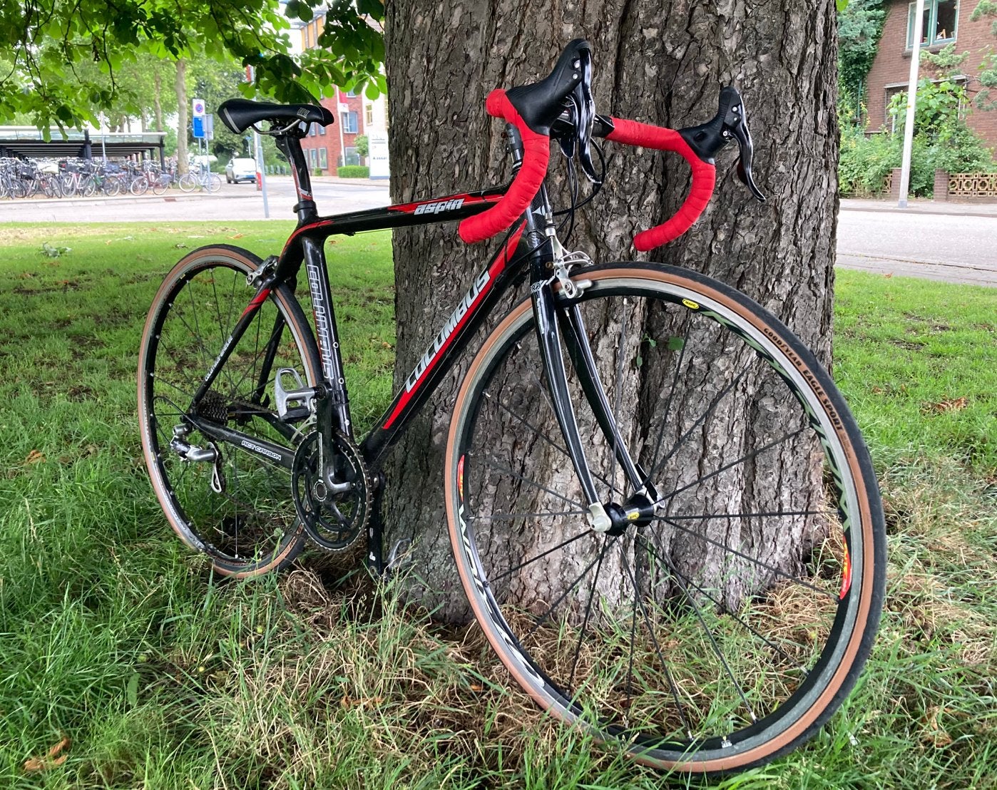 Columbus Aspin Full Carbon, Fietsen en Brommers, Fietsen | Racefietsen, 28 inch, Gebruikt, Carbon, Velgrem