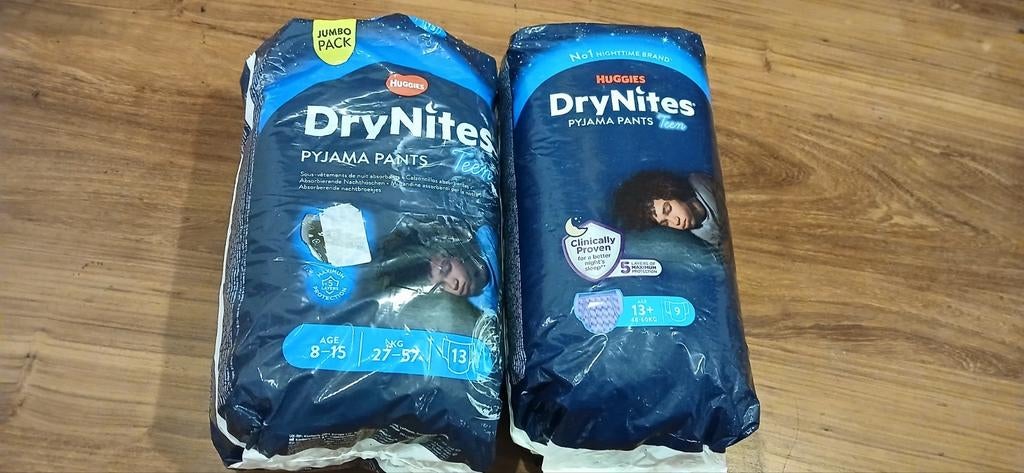 Huggies DryNites Pyjama Pants - 2 Jumbo Packs, Ophalen of Verzenden, Nieuw, Huggies, Jongetje of Meisje