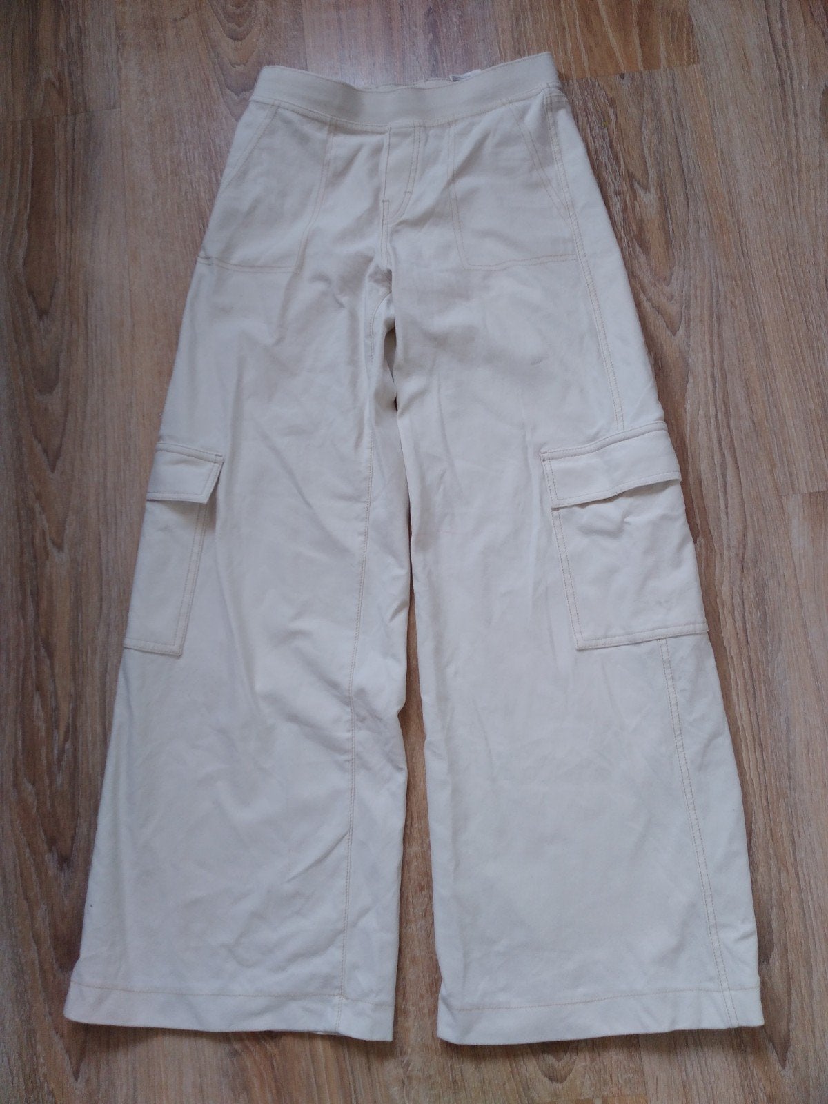 leuke wijde cargo broek maat 152, Broek, Gebruikt, Meisje, H&M