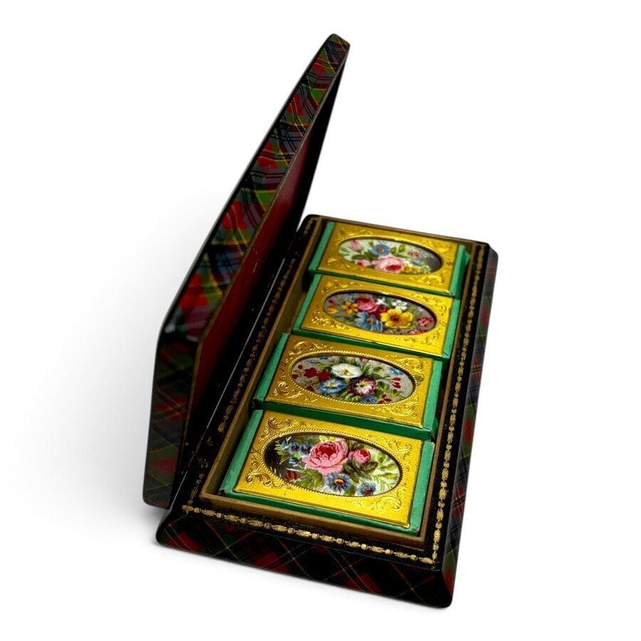 Twee tartanware objecten, ruitpatroon: McIntosh, Antiek en Kunst, Ophalen of Verzenden