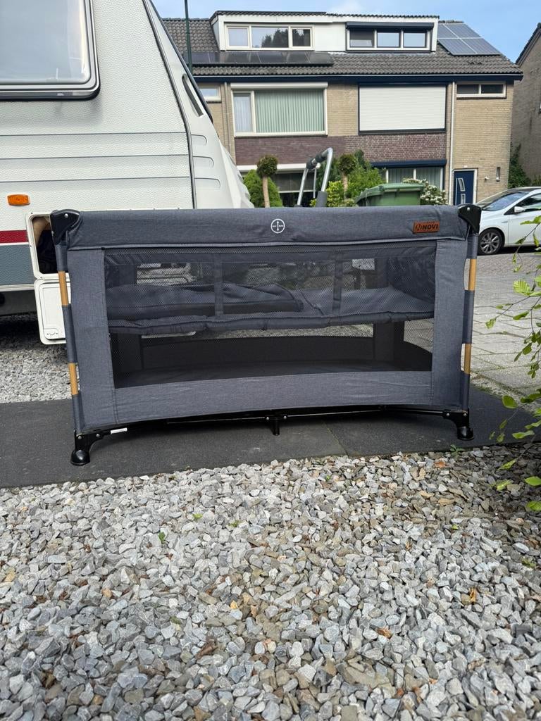 Campingbedje novi, Ophalen, Zo goed als nieuw, Aluminium