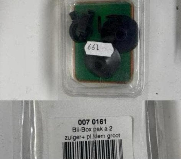 NIEUW: 2x Zuignappen met klemmen! 1,95€, Ophalen of Verzenden, Nieuw