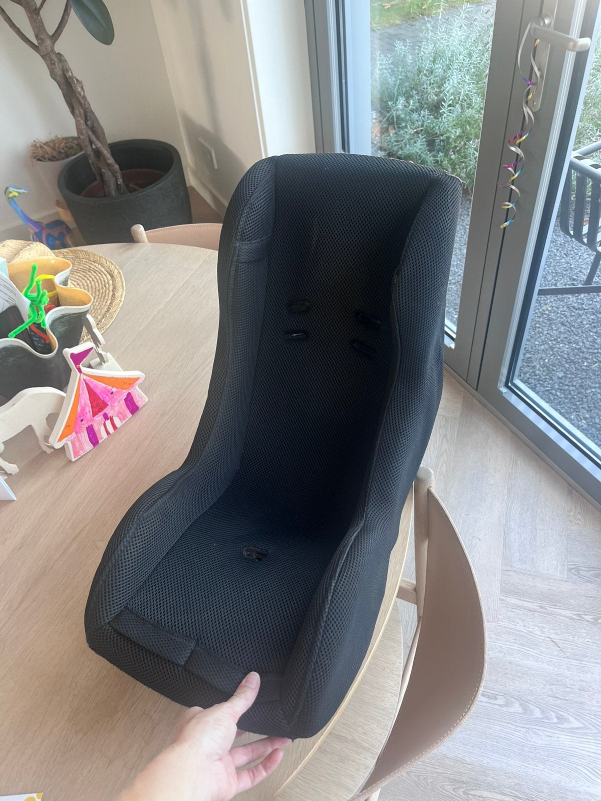 Dreumes/Peuter/Kinder zitje bakfiets Carqon, Ophalen, Zo goed als nieuw, 1 kind