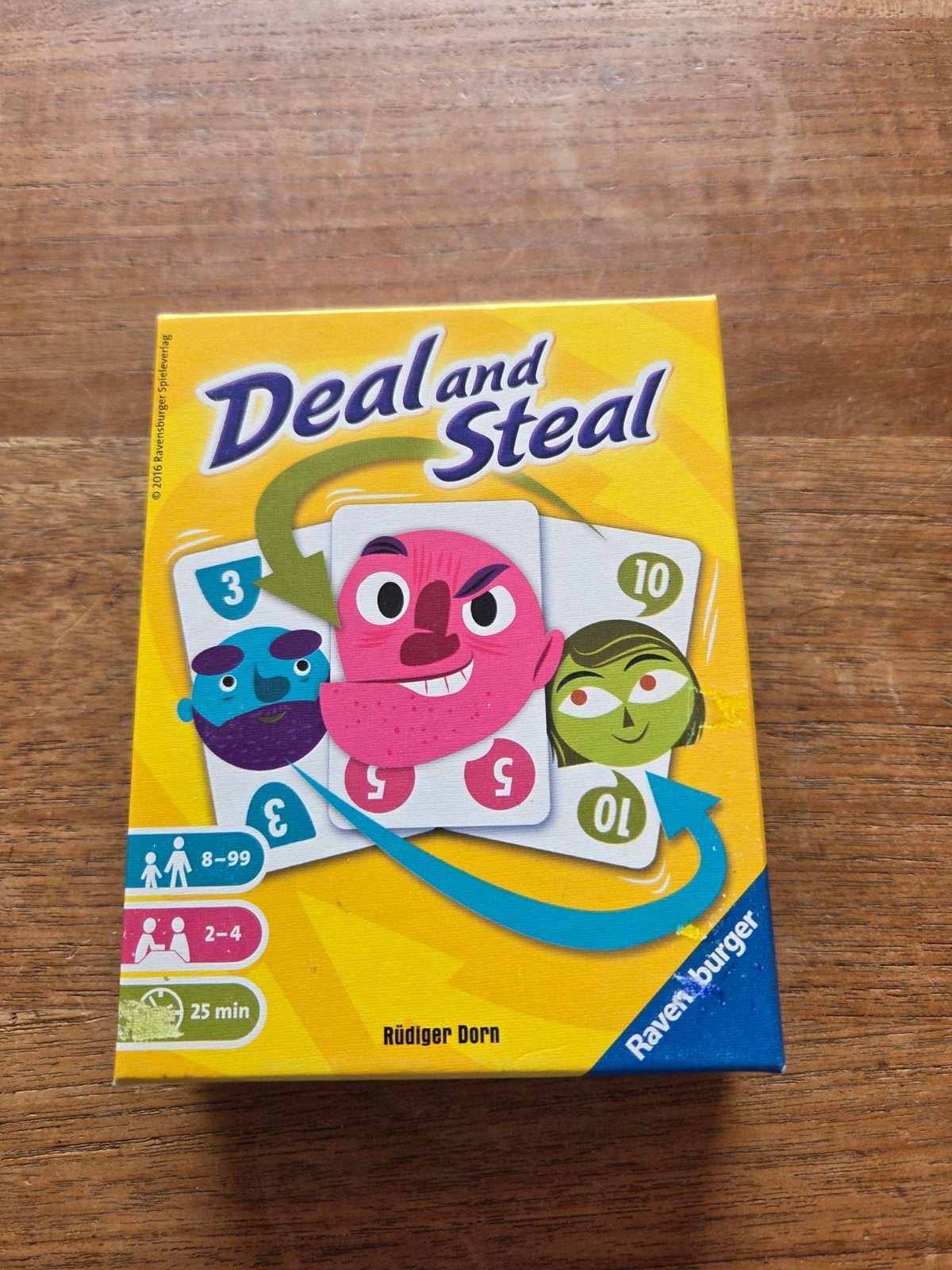 Deal and steal kaartspel, Een of twee spelers, Ophalen of Verzenden, Zo goed als nieuw