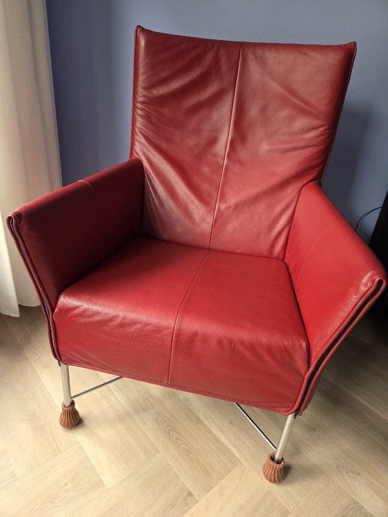 Montis Charly in bijna nieuwstaat, Huis en Inrichting, Ophalen, Zo goed als nieuw, Leer, 50 tot 75 cm