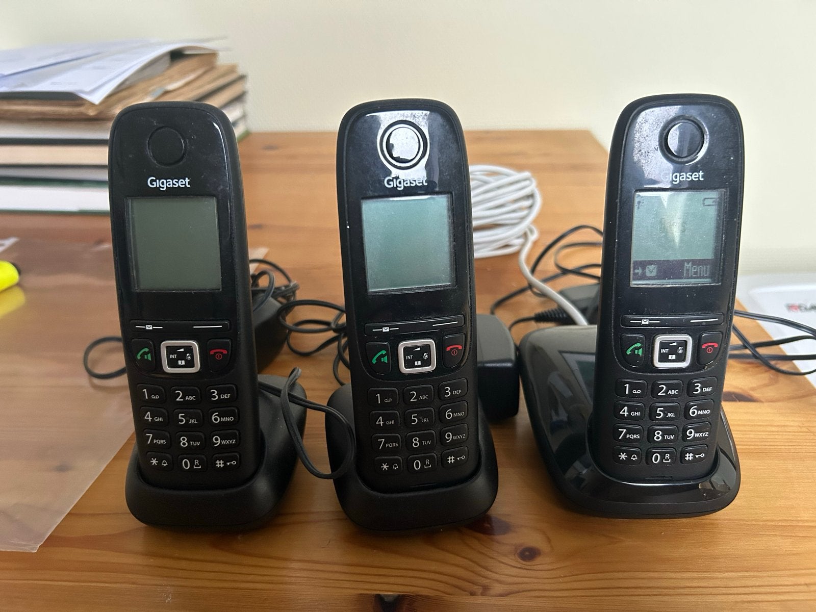 Gigaset AS 405 draadloze telefoons (3 stuks), Ophalen, Gebruikt, 3 handsets
