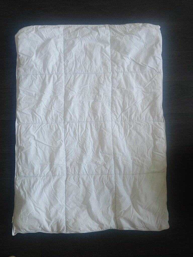 Peuter dekbed Bambino 135 x 150, Gebruikt, Jongetje of Meisje, Wit, Peuterbed