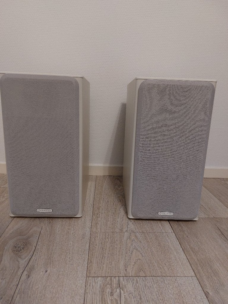 Monitor Audio Bronze 2 Boekenplank Luidsprekers (Wit), Ophalen, Zo goed als nieuw, 60 tot 120 watt, Monitor Audio