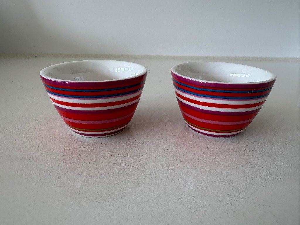 Iittala Origo eierdopjes, Overige merken, Overige typen, Ophalen of Verzenden, Zo goed als nieuw