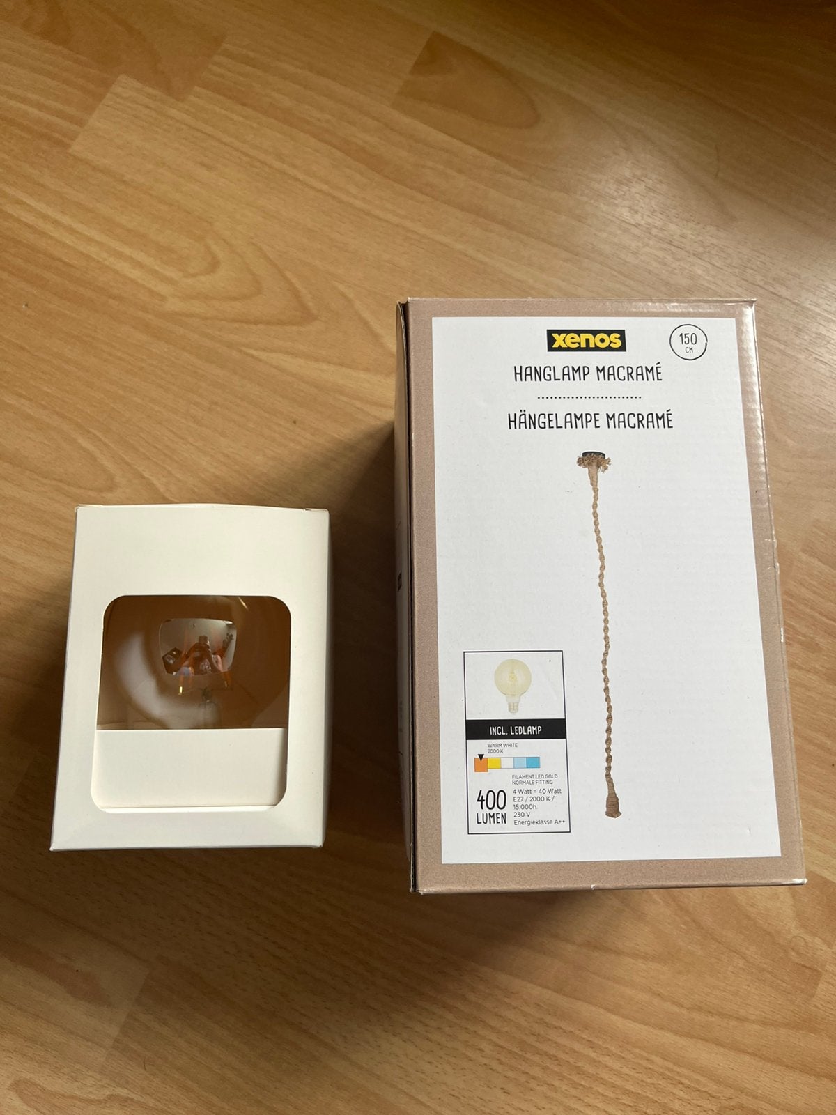 Hanglamp macramé xenos nieuw, Ophalen of Verzenden, Nieuw