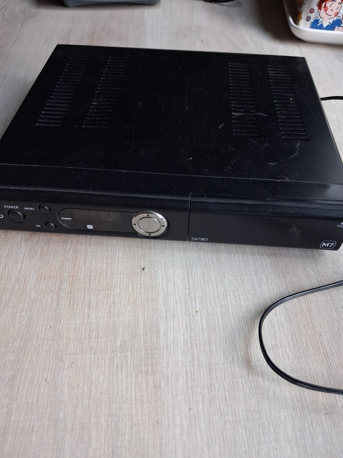 M7 Satelliet Ontvanger SAT801 - Gebruikt, Ophalen of Verzenden, Gebruikt, Decoder