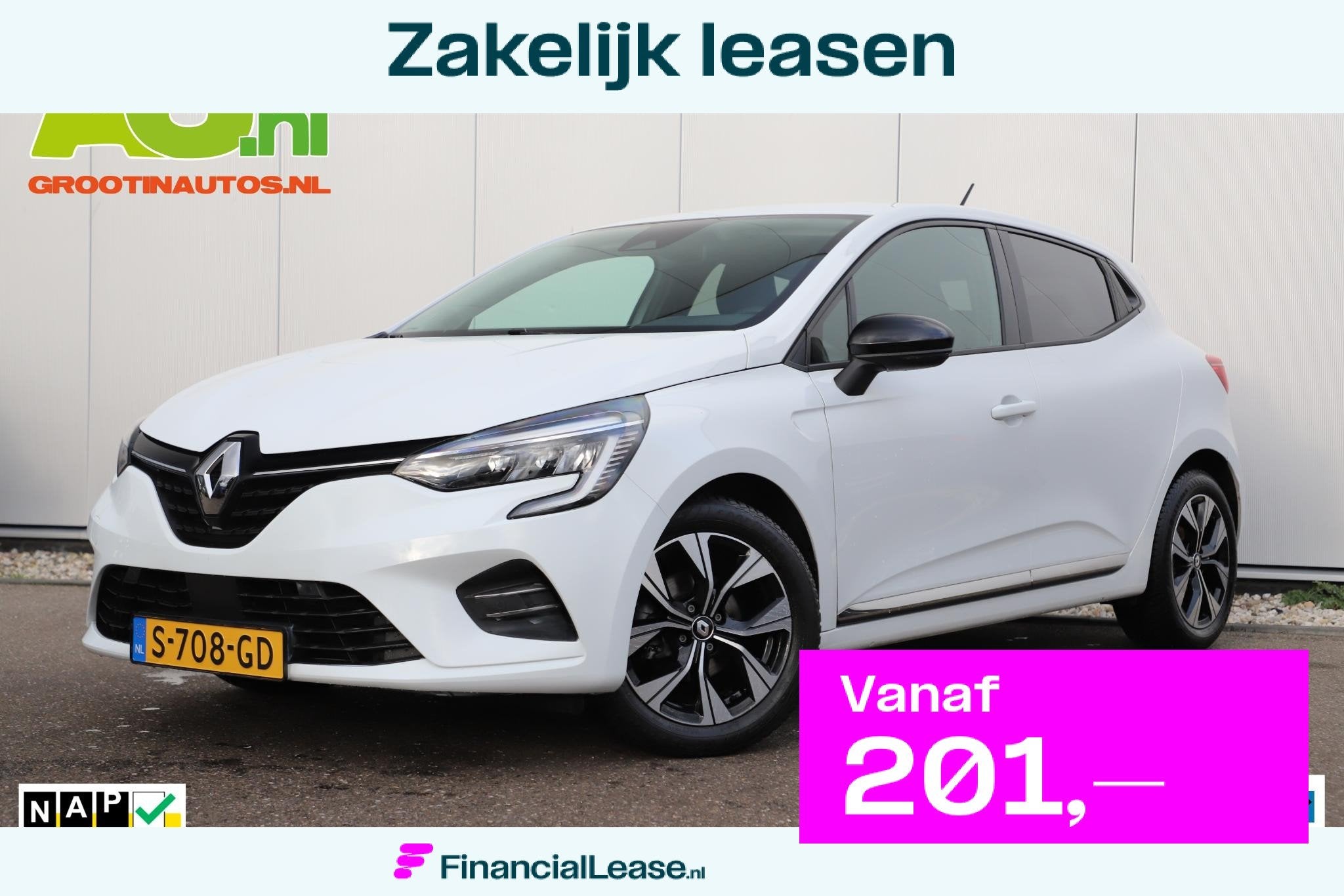 Renault Clio 1.0 TCe 90 Evolution 6-bak 16 inch LMV Carplay, Voorwielaandrijving, Gebruikt, Euro 6, 580 kg