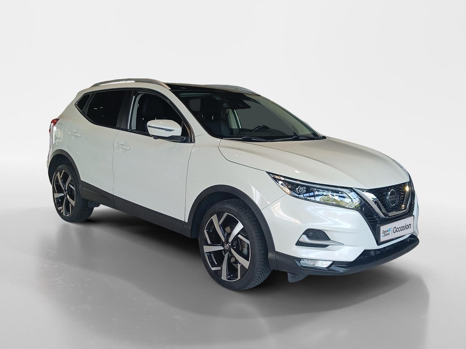 Nissan Qashqai 1.3 DIG-T Premium Edition | Nappa lederen bek, Auto's, Gebruikt, Wit, Bedrijf, Qashqai