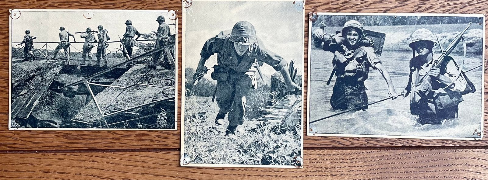 3 originele ansichtkaarten uit serie”Mariniers in Indië, Verzamelen, Ophalen of Verzenden, 1940 tot 1960, Overijssel
