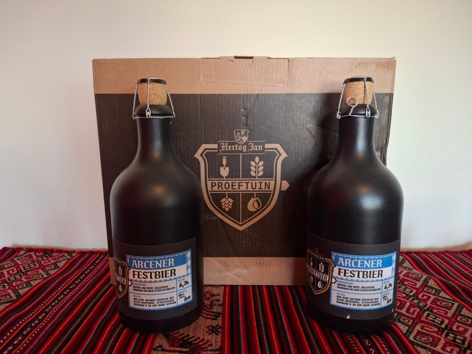 Hertog Jan Proeftuin- Arcener Festbier, Ophalen of Verzenden, Flesje(s), Hertog Jan