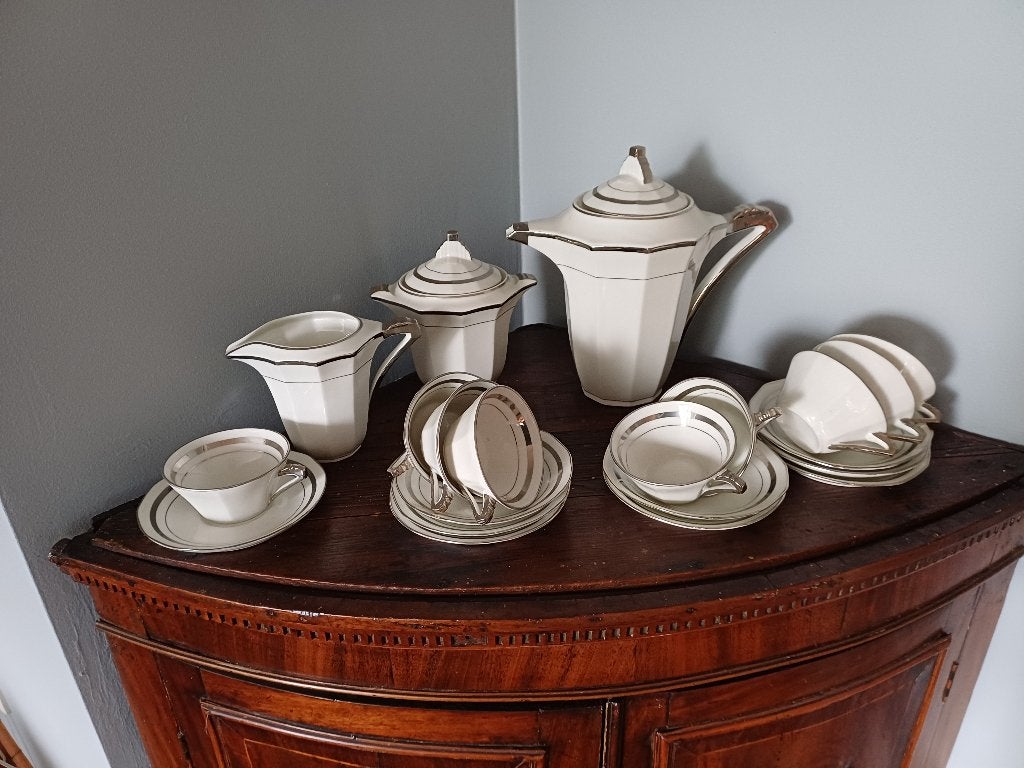 art deco koffie /thee servies, Ophalen