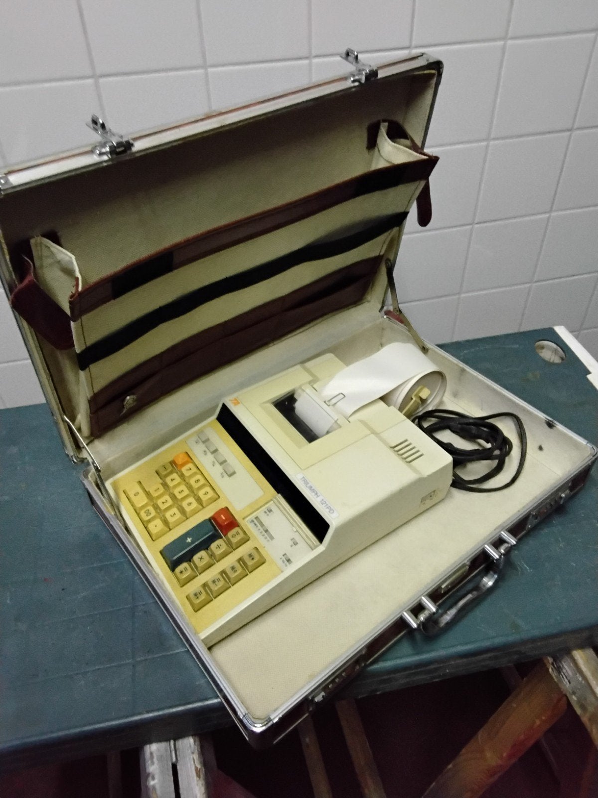 Telmachine met rol Triumph, Ophalen, Zo goed als nieuw