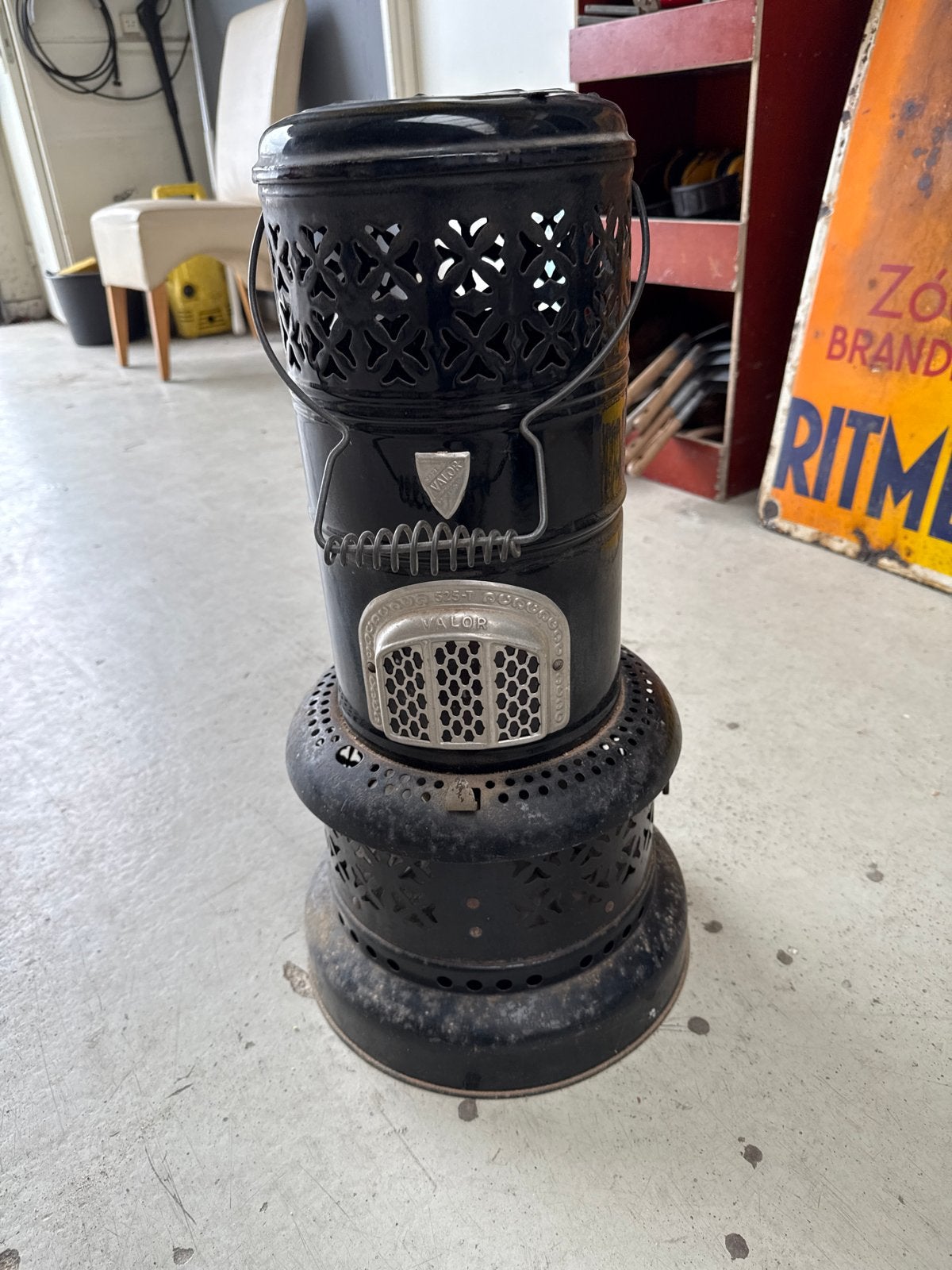 Vintage Valor Petroleumkachel - Model 525-T, Ophalen, Gebruikt, Overige brandstoffen, Petroleumkachel