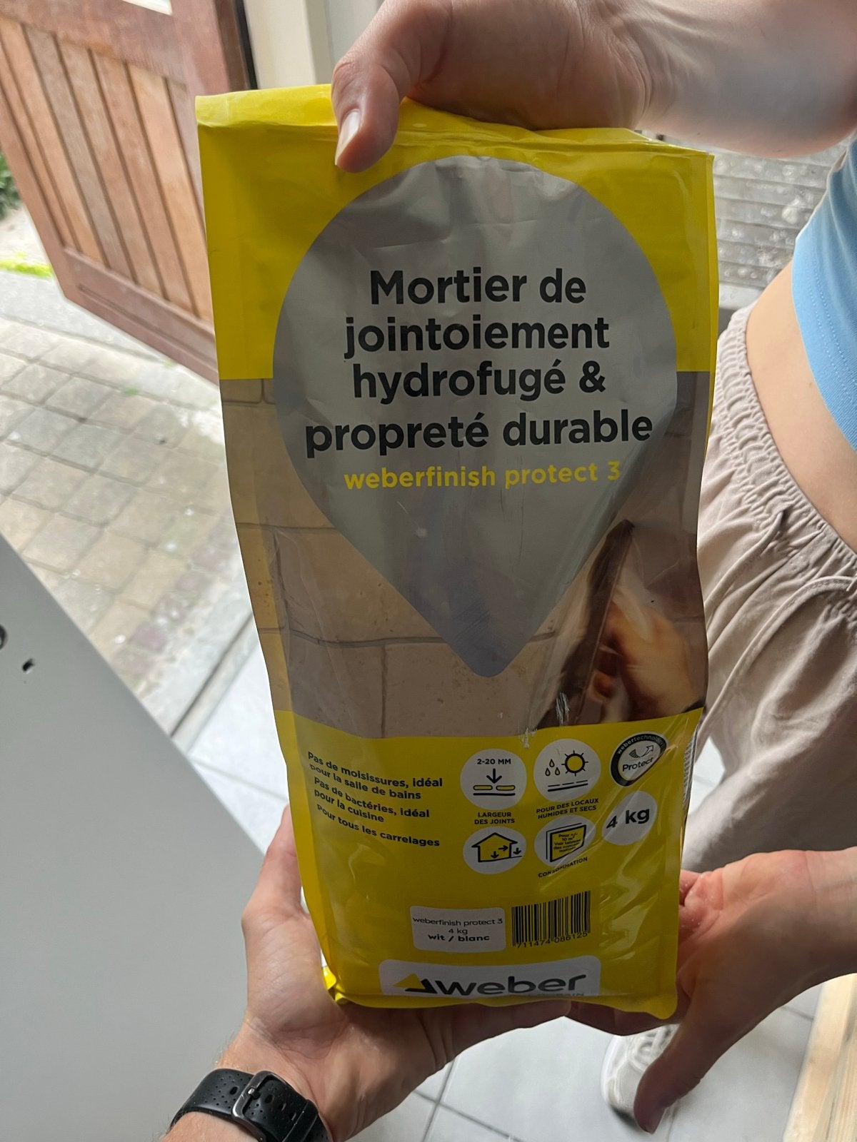 Weberfinish Protect 3 Voegmiddel - Waterdicht en Duurzaam, Ophalen of Verzenden, Nieuw