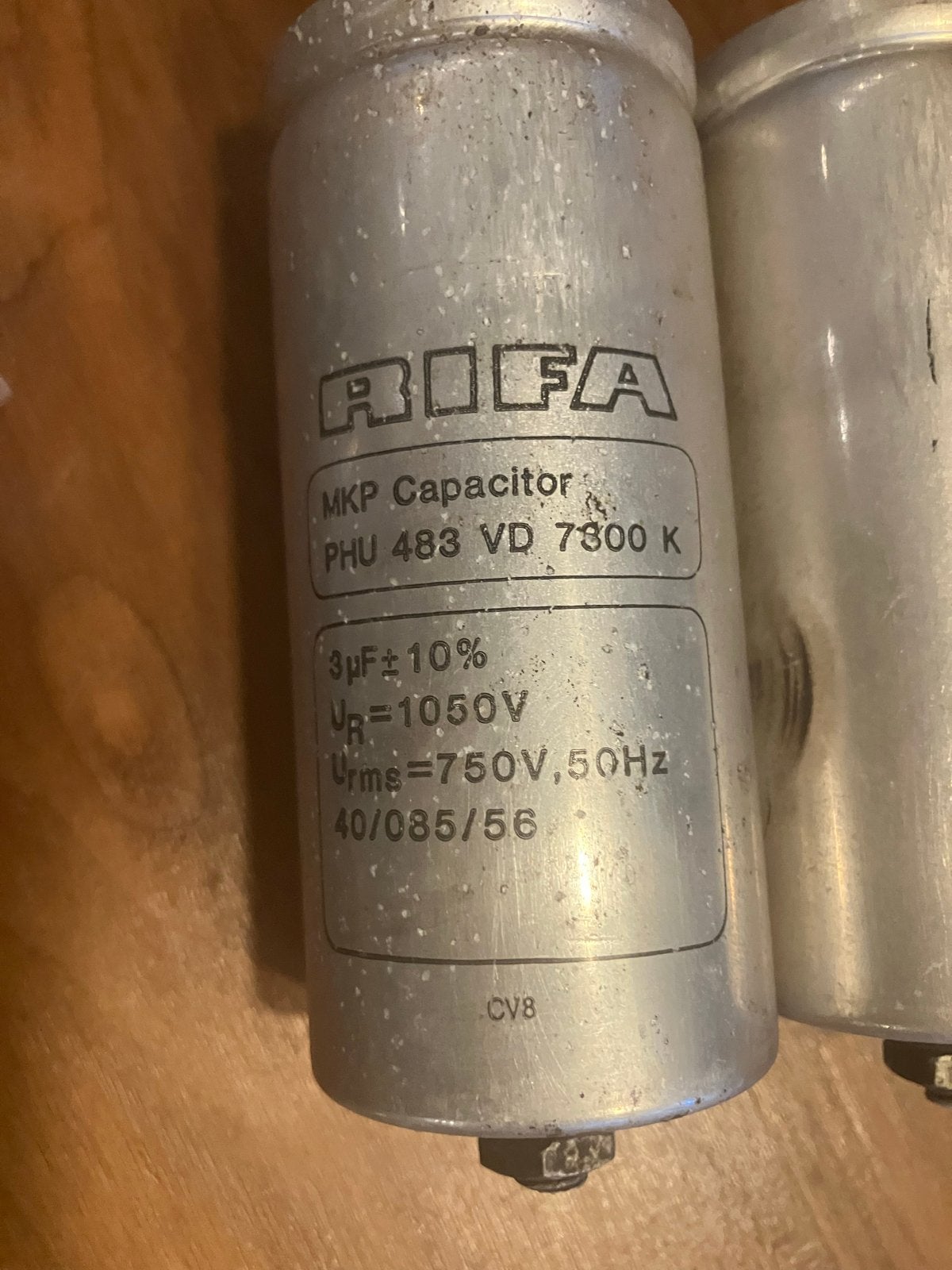 RIFA MKP Condensator PHU 483 VD 7300 K - 3µF 1050V, Ophalen of Verzenden, Gebruikt
